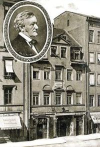 Geburtshaus Richard Wagners um 1885